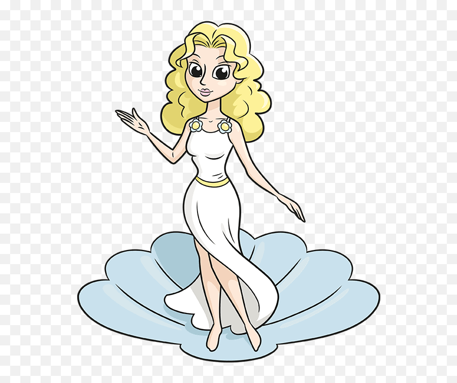 How To Draw Aphrodite - Really Easy Drawing Tutorial Emoji,Aphrodite Png