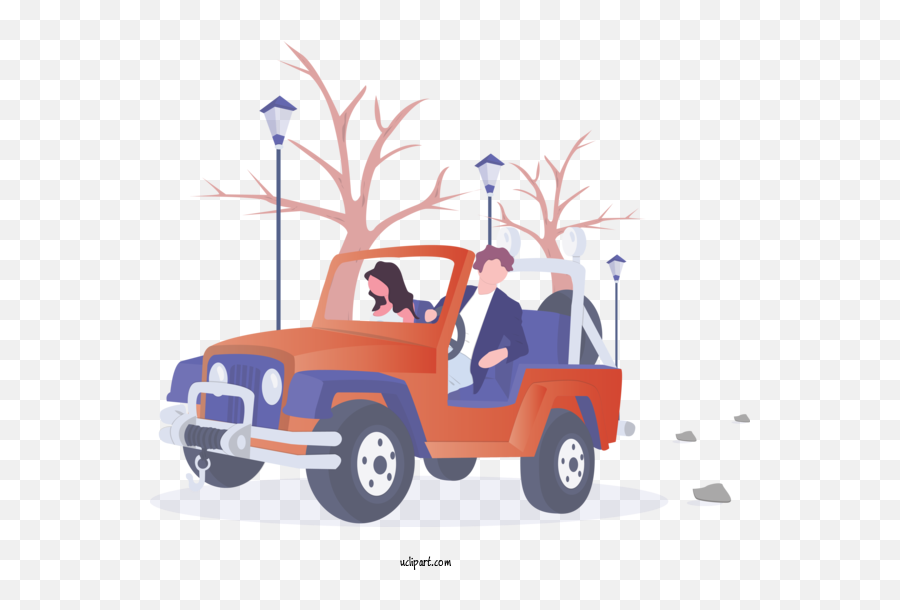 Transportation Vehicle Transport Cartoon For Car - Car Emoji,Car Clipart Transparent Background