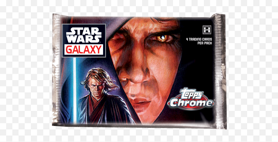2021 Topps Star Wars Chrome Galaxy Emoji,Star Wars Red Logo