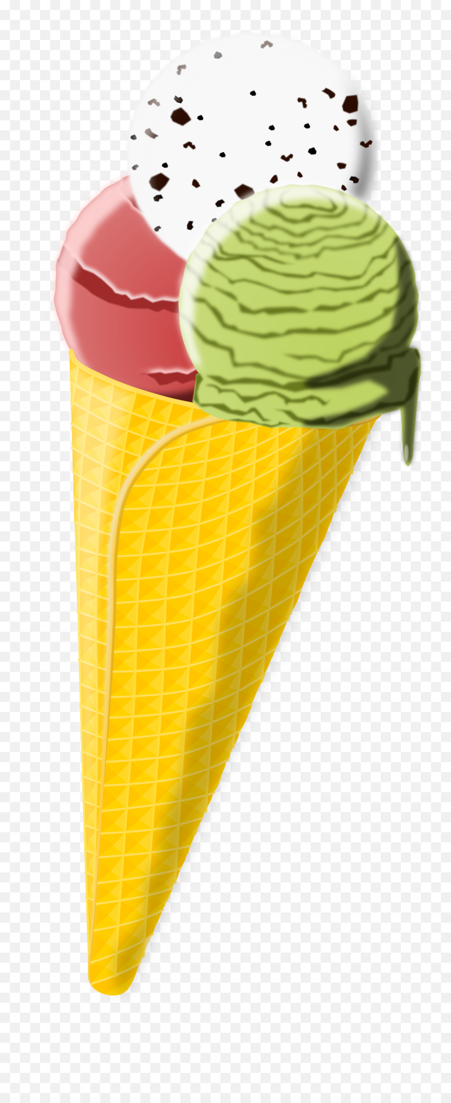 Ice Cream Cone Clipart Png - Cone Clipart Cornet Eis Cone Emoji,Ice Cream Cone Clipart