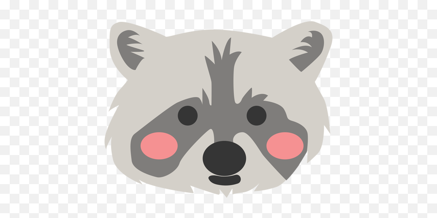 Raccoon Head Cute Transparent Png U0026 Svg Vector Emoji,Raccoons Clipart