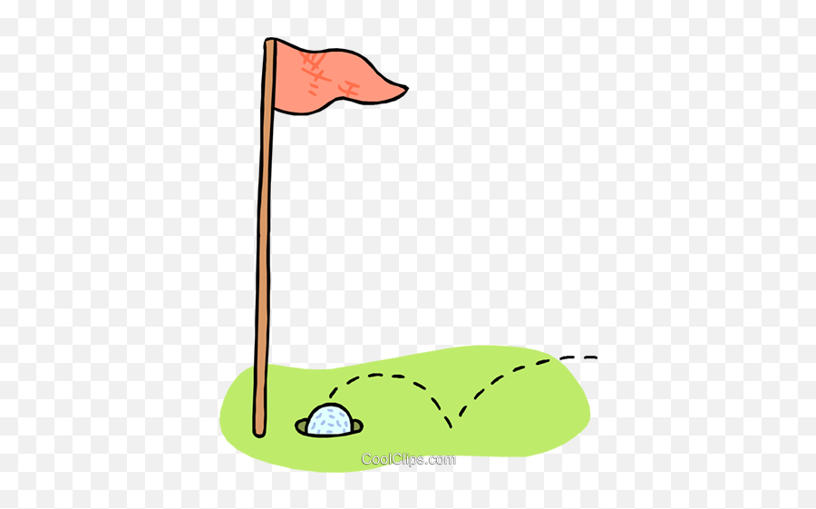 Golf Ball Going Into Hole Royalty Free - Ball In The Hole Clipart Emoji,Golf Ball Clipart
