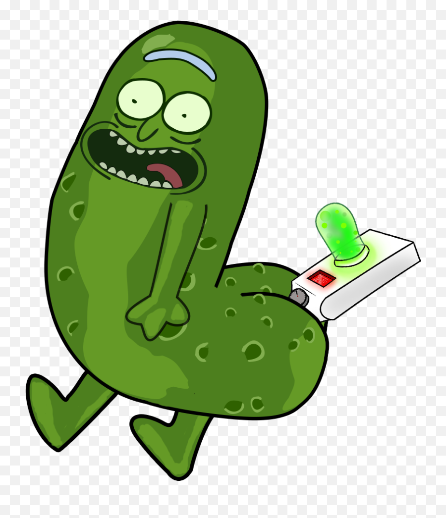 Pickle Rick Dickbutt - Pickle Rick Png Emoji,Pickle Clipart