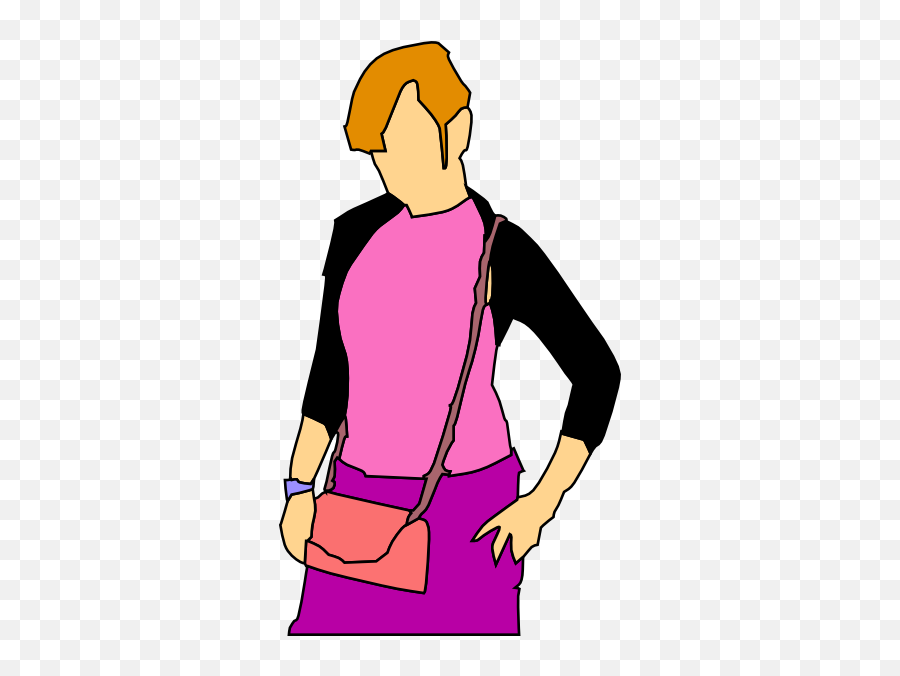 Fashion Clip Art 15 342x595 - Woman Clipart Pixabay Girl Emoji,Fashion Clipart