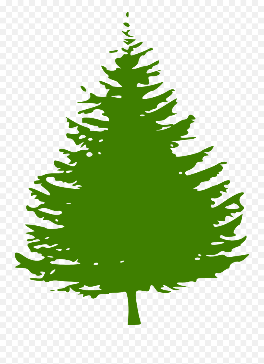Pine Tree Clip Art At Clker - Coniferous Tree Clipart Emoji,Pine Tree Logo