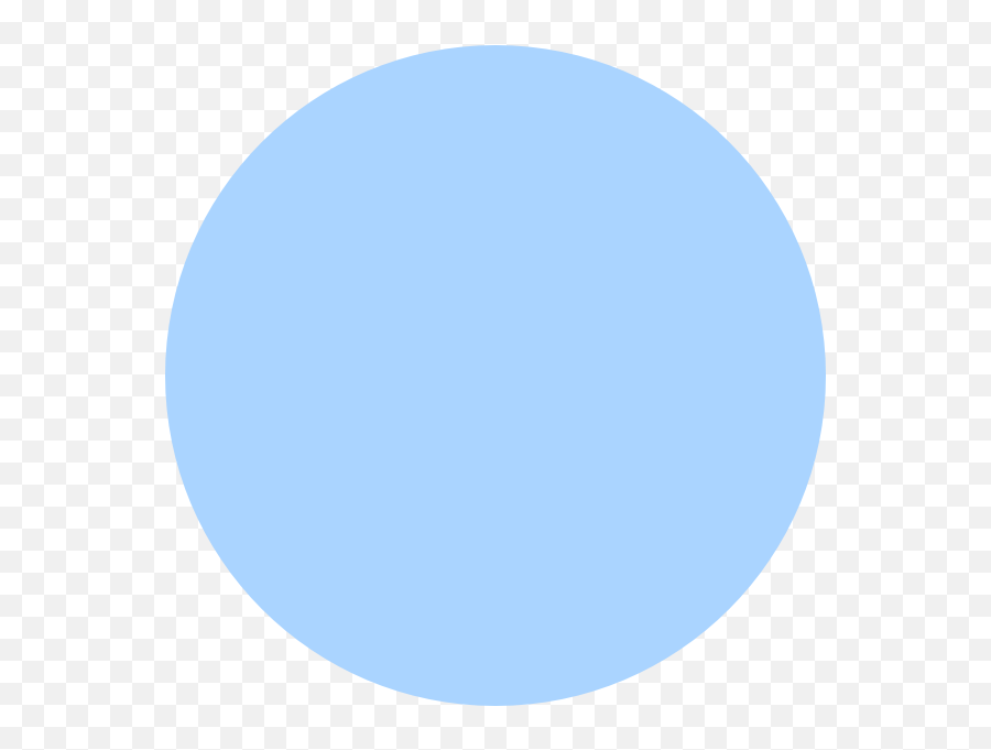 Blue Circle Clip Art - Light Blue Circle Transparent Emoji,Circle Clipart