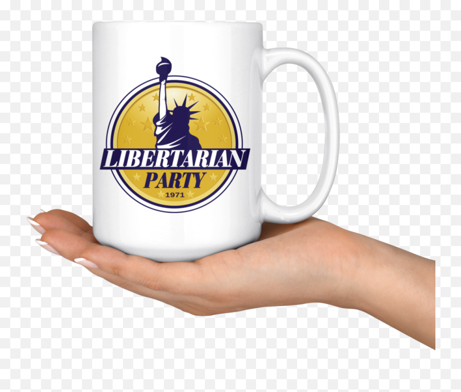 Libertarian Logo Mug - Writer Mug Emoji,Libertarian Logo