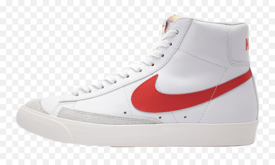 Nike Blazer Mid 77 Vintage White Red - Nike Blazer White Red Emoji,Red Nike Logo