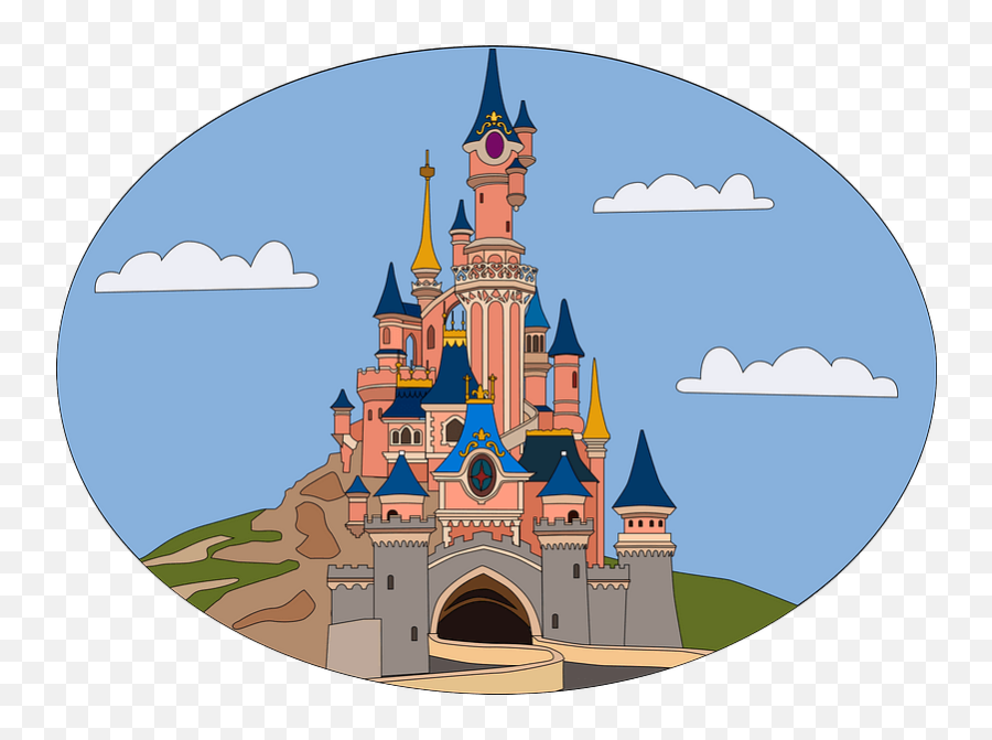 Disneyland Clipart Free Download Transparent Png Creazilla - Disneyland Paris Emoji,Disneyland Logo Png