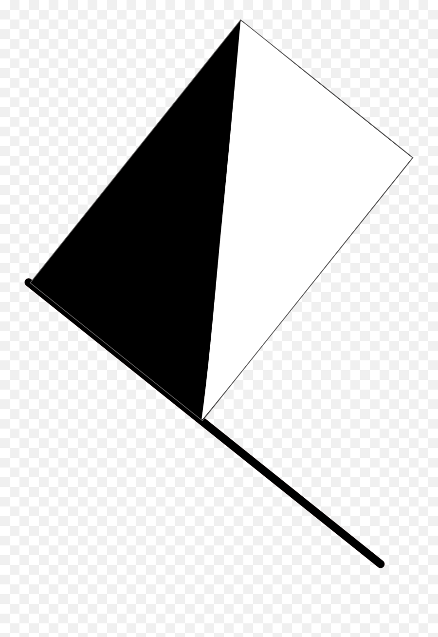 Black And White Flag F1 Png Image With - Half White And Half Black Formula 1 Flag Emoji,White Flag Png