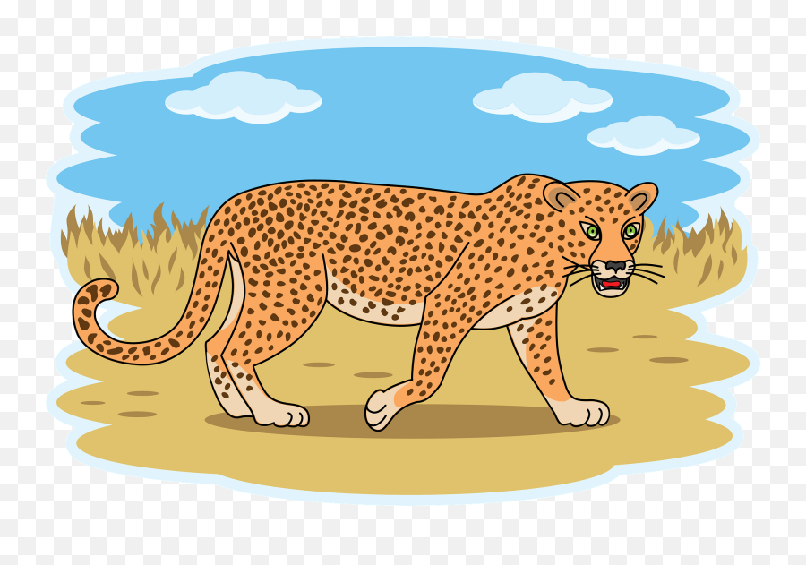 Leopard Clipart Free Download Transparent Png Creazilla - Leopard Clipart Emoji,Leopard Print Clipart