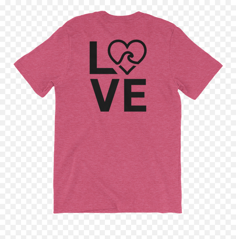 Unisex T - Short Sleeve Emoji,Shirt With Heart Logo
