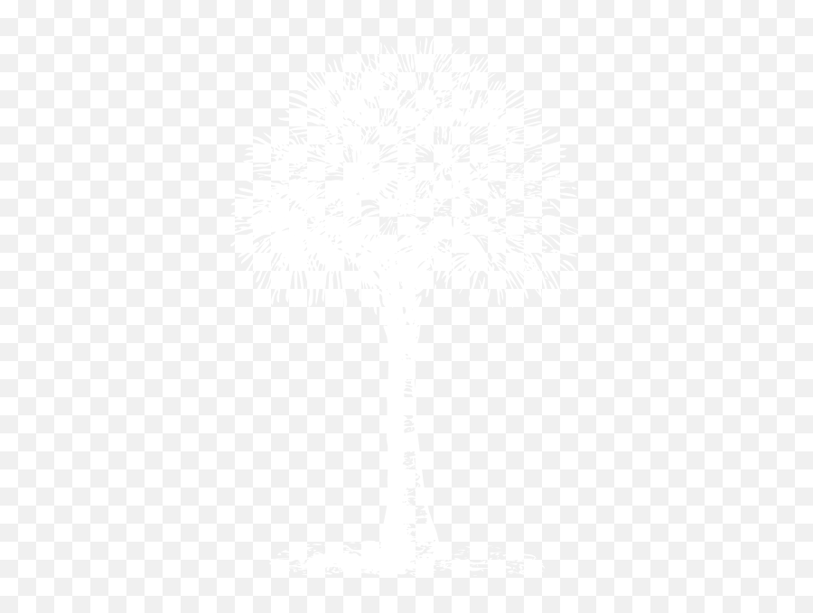 Palm Tree Silhouette White Clip Art At - White Silhouette Tree Png Emoji,Palm Tree Silhouette Png