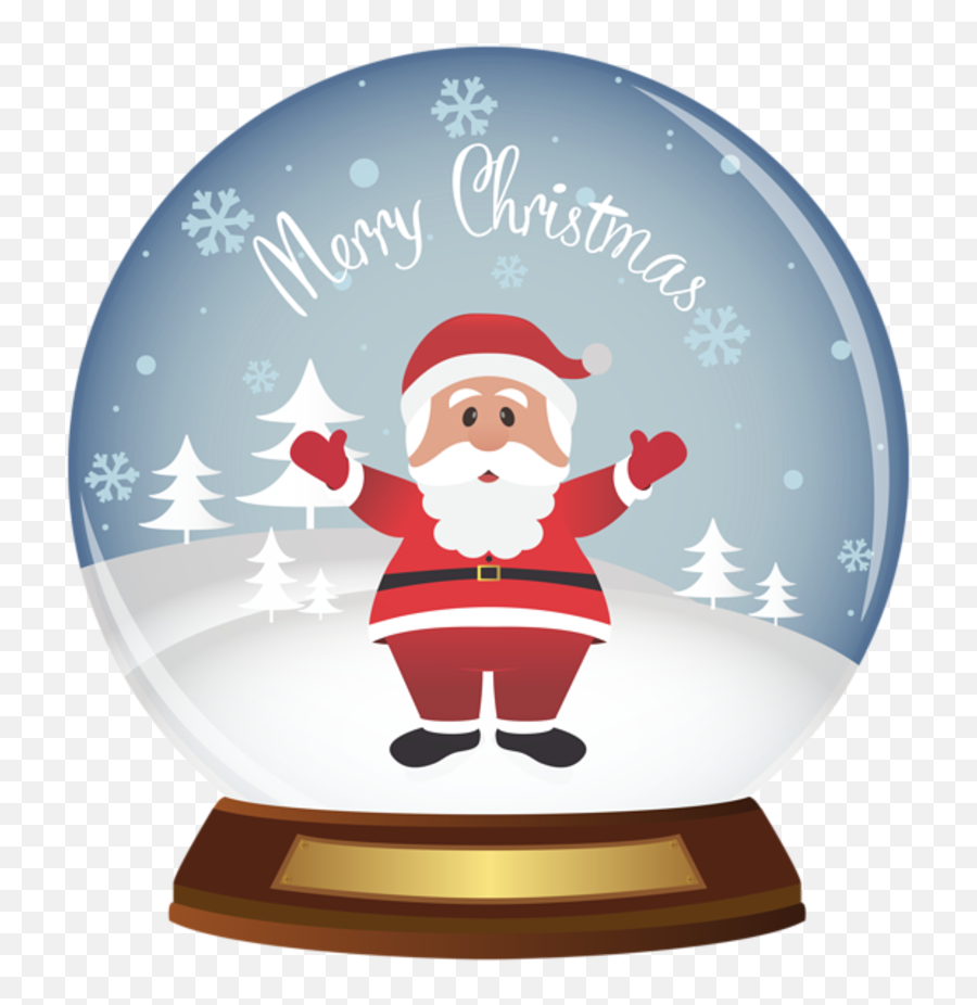 Download Hd Christmas Snow Globe Clipart Png - Christmas Christmas Snow Globe Transparent Png Emoji,Globe Clipart Png
