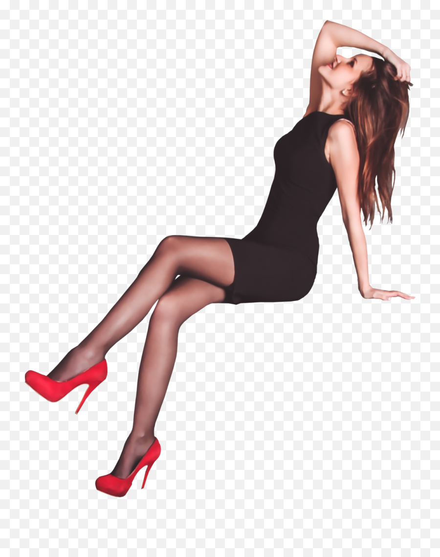 Girl Png Image - Model Sitting Down Png Emoji,Girl Png