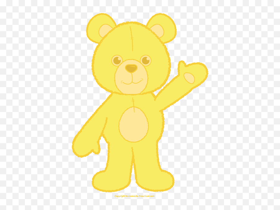 Teddy Bear Clipart Body - Yellow Teddy Bear Clipart Full Emoji,Bear Clipart Png