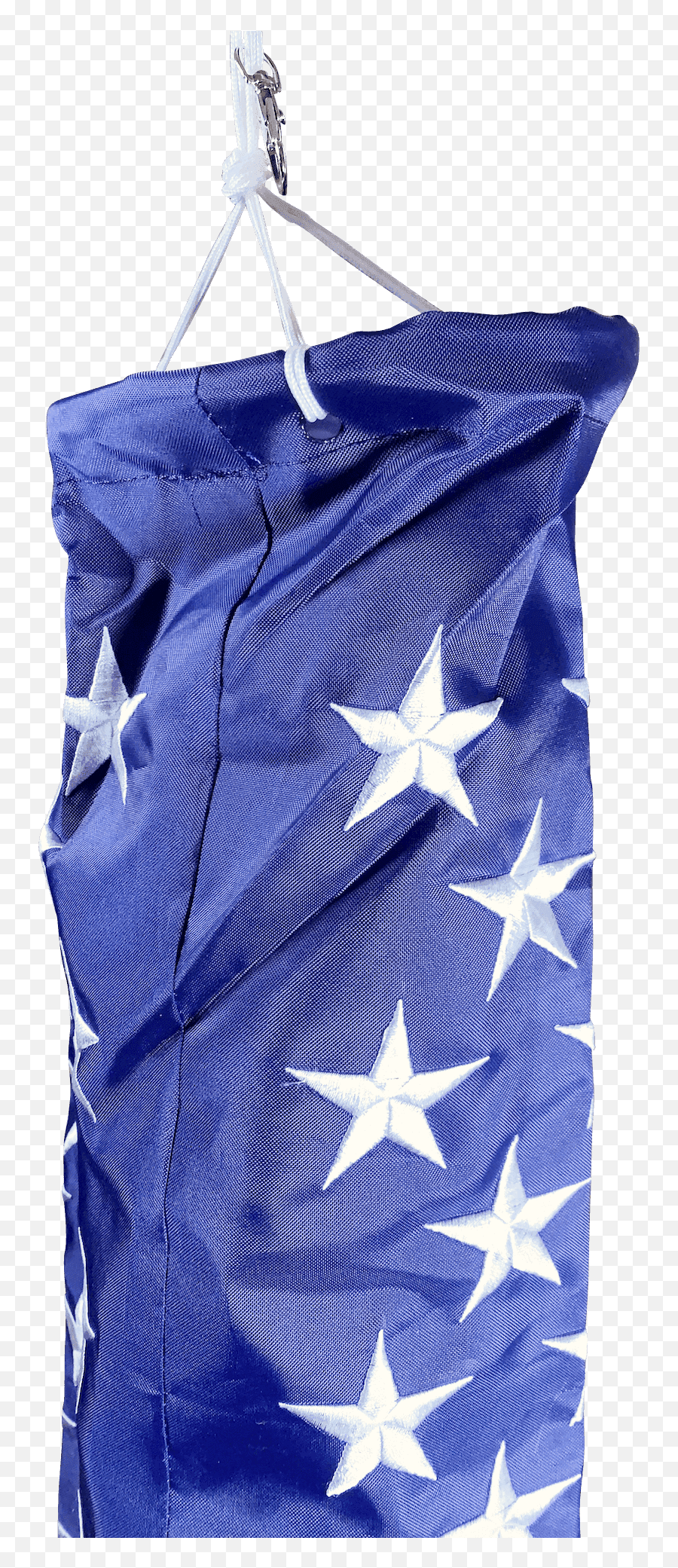 Usa Flag Embroidered Windsock Emoji,Iii% Logo