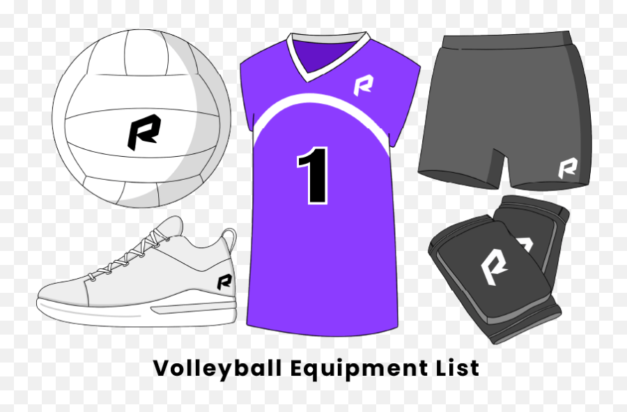 Volleyball Equipment List - For Basketball Emoji,Volleyball Png