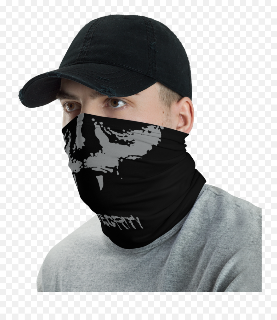 Integrity Skull Neck Gaiter Face Mask Emoji,Skull Mask Png
