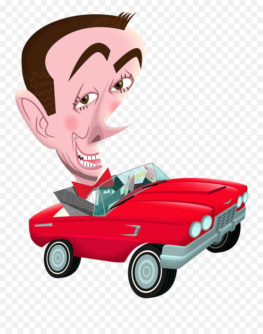 Hereu0027s My Pee Wee Herman Illustration About His Upcoming Emoji,Paul Revere Midnight Ride Clipart