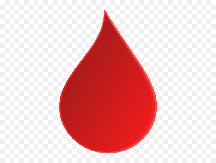 Red Tear Drop Clip Art Transparent Png - Blood Drop Clipart Emoji,Raindrop Clipart