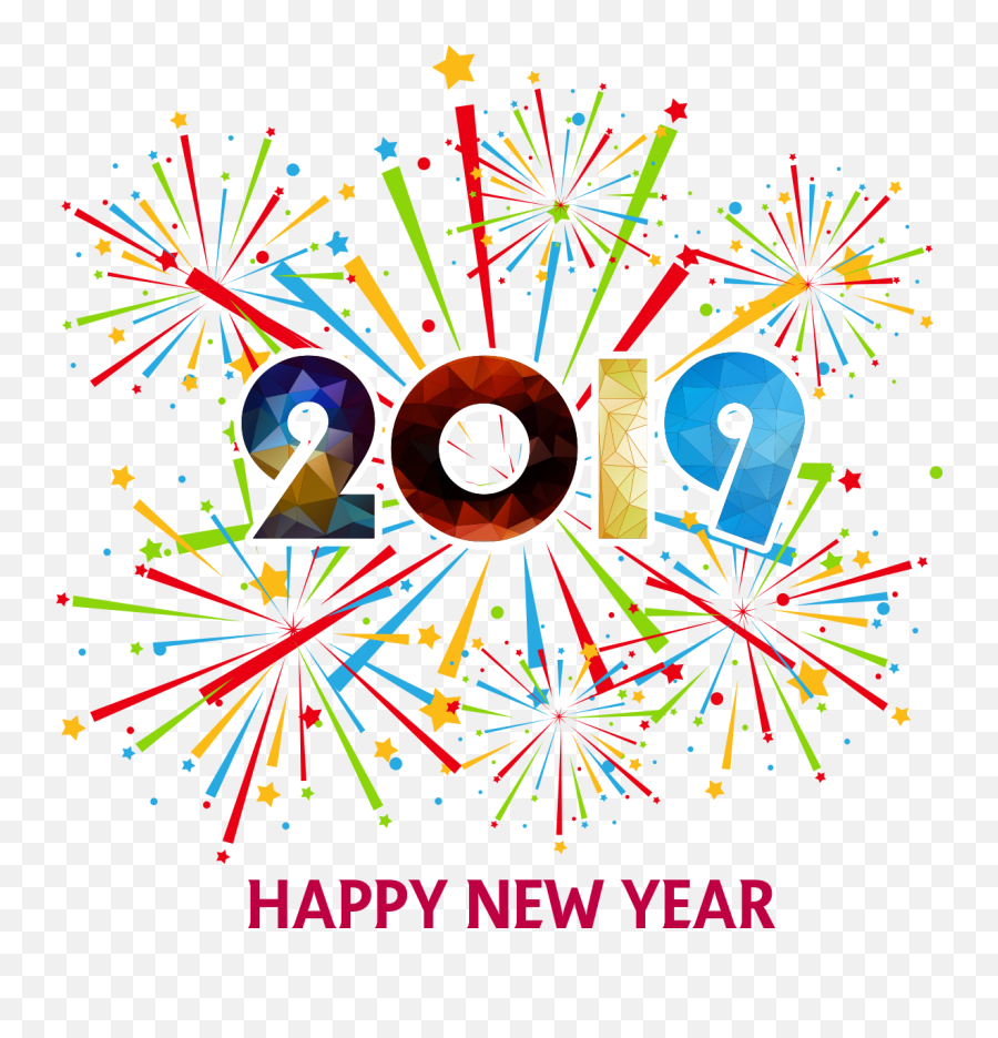 Happy New Year 2019 Png - New Year Hd Png Emoji,2019 Png