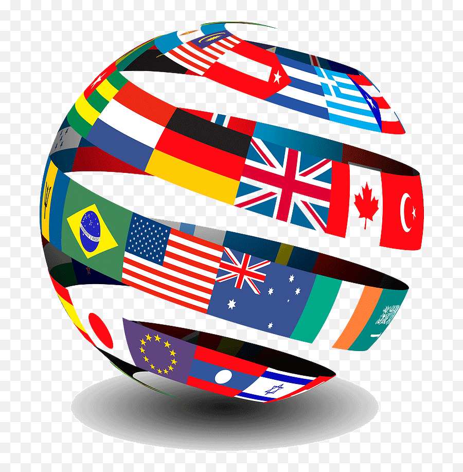 Download Word Flag Clipart Global - English As A Second English As A Second Language Png Emoji,Flag Clipart