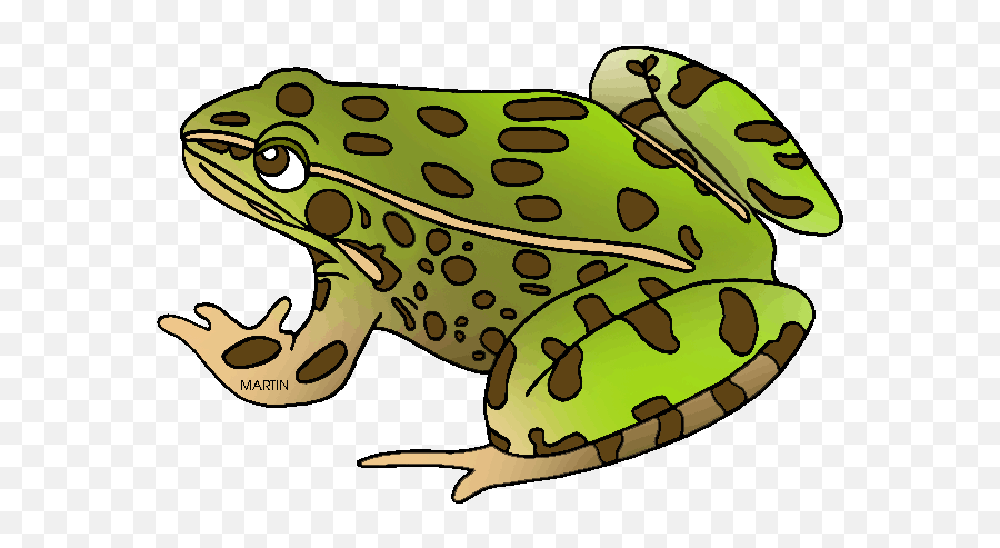 States Clip Art - Clip Art Amphibian Emoji,Leopard Clipart