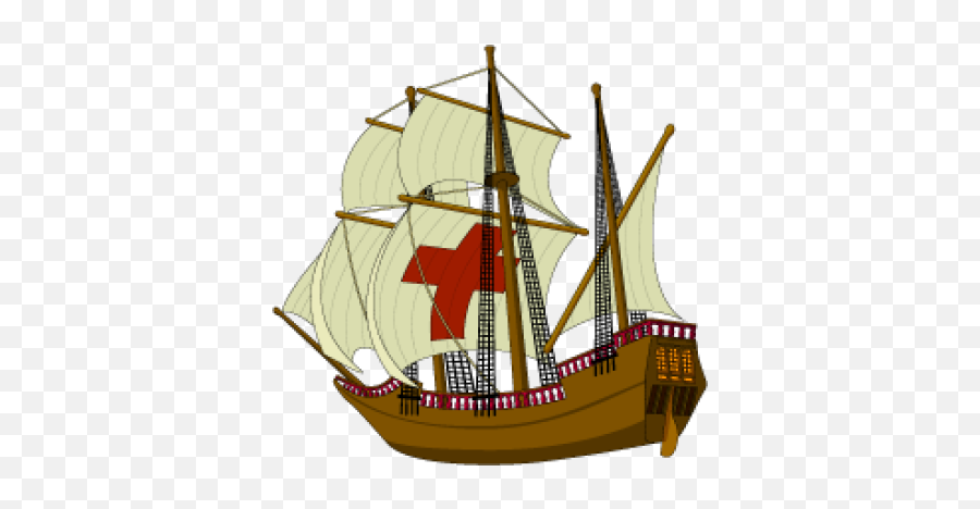 Mayflower Clipart Vessel Mayflower - Mayflower Clip Art Emoji,Mayflower Clipart