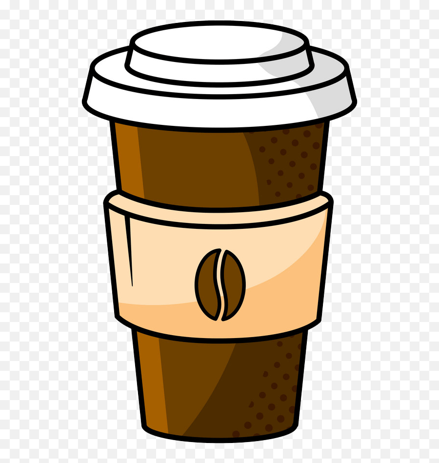 Paper Coffee Cup Clipart Transparent - Clipart World Cute Coffee Cup Clipart Emoji,Coffee Transparent