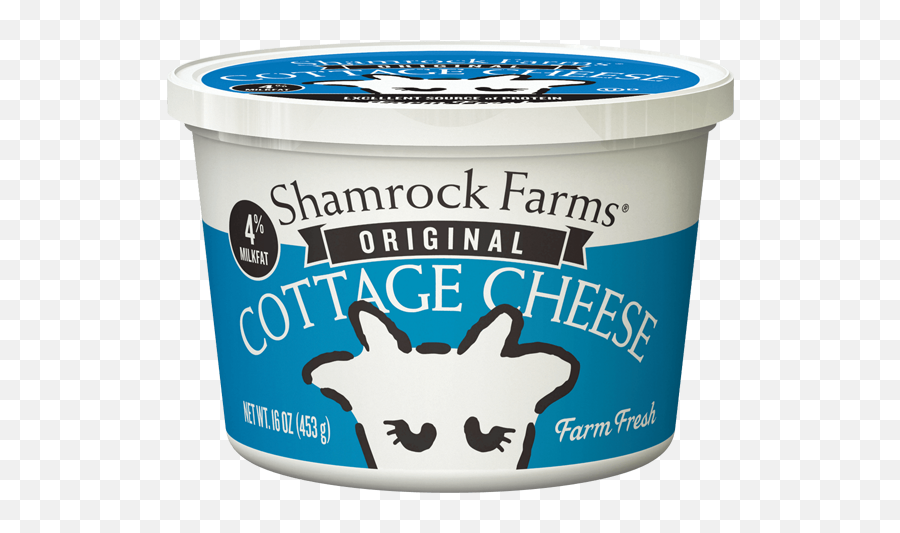 Shamrock Cottage Cheese - Shamrock Farms Cottage Cheese Language Emoji,Cheese Transparent Background