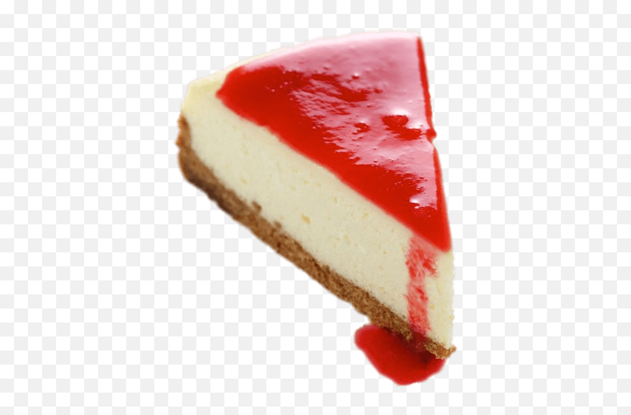 Cheesecake With Coulis Transparent Png - Cheesecake Png Emoji,Cheesecake Png