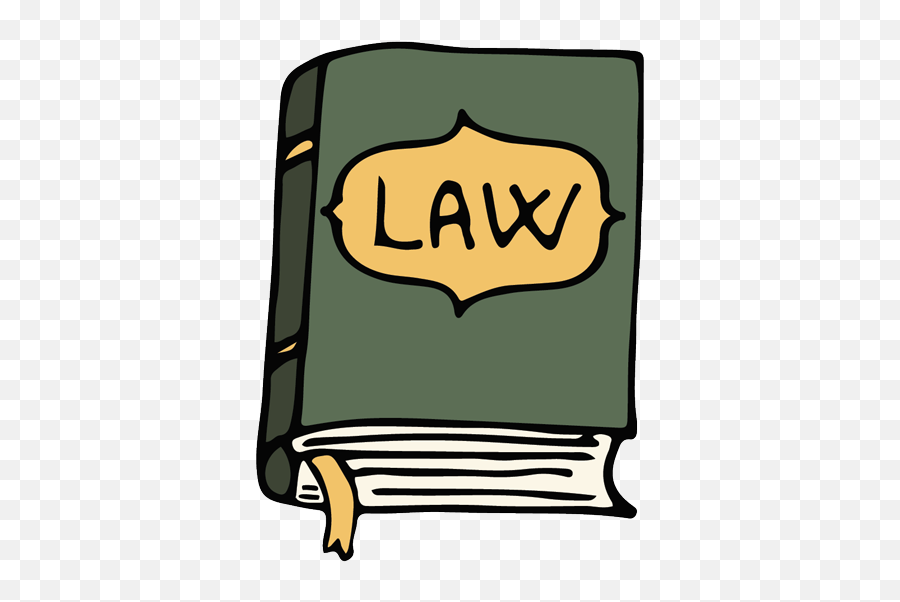 Law Book Cartoon Png Transparent - Clipart Laws Emoji,Laws Clipart