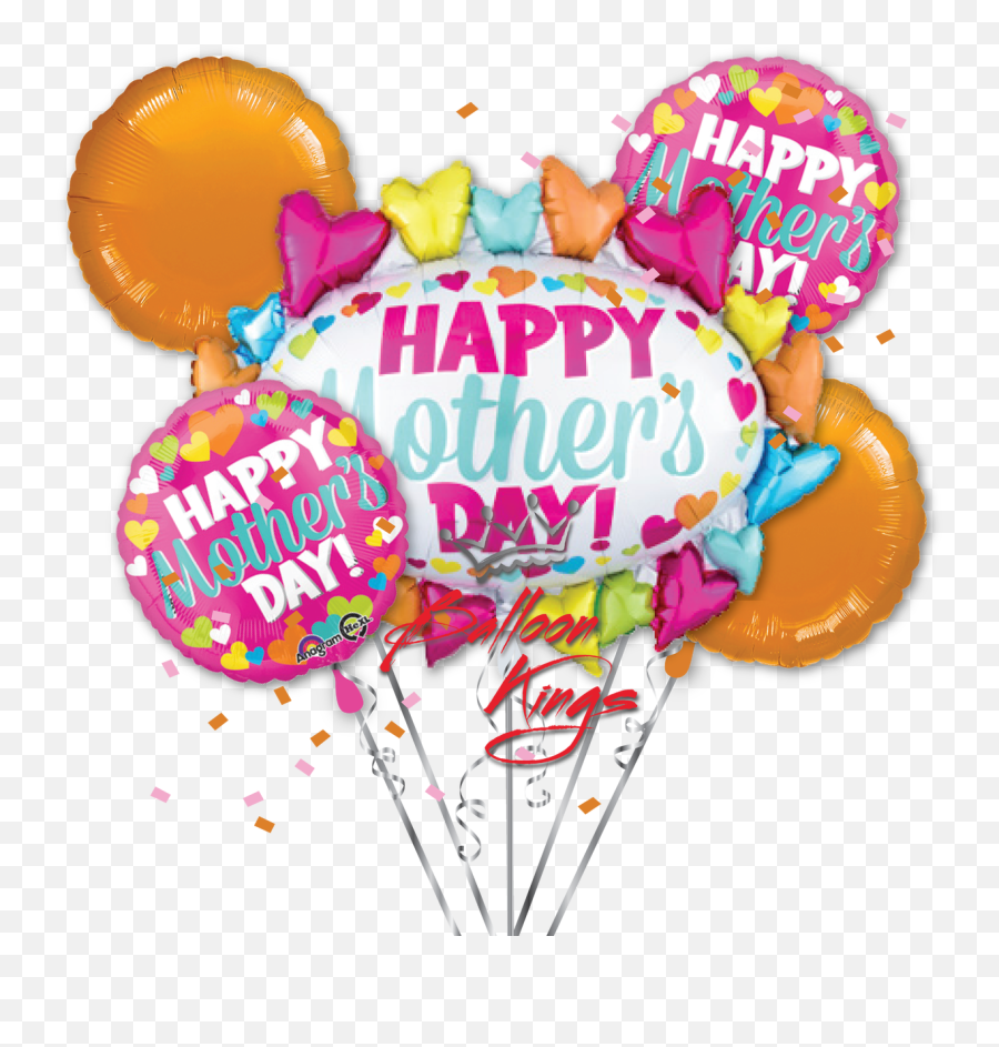 Pink Balloons Png - Mothers Day Marquee Bouquet Png Helium Transparent Day Balloon Emoji,Pink Balloons Png
