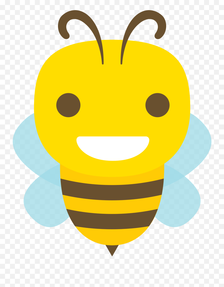 Free Emoji Bee Cartoon Smile 1202949 Png With Transparent - Bee Cartoon Png,Smile Png