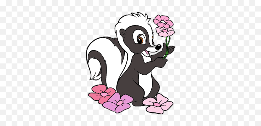 Disney Drawings Bambi Disney Disney - Flower The Skunk Clipart Emoji,Skunks Clipart