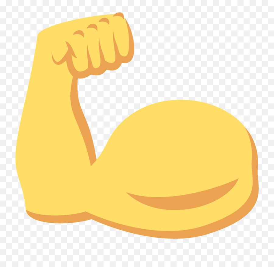 Muscle Arm Emoji Png - Transparent Muscle Emoji Png,Muscle Emoji Png