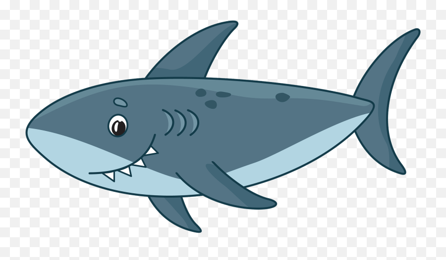 Shark Clipart - Shark Clipart Png Emoji,Clipart