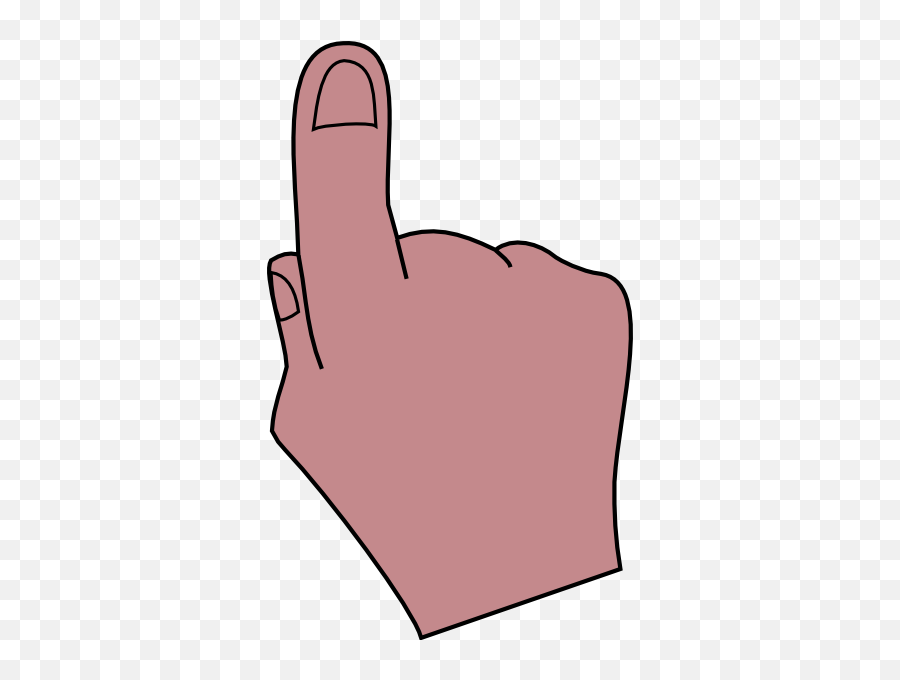 Pointing Finger Pink Clip Art At Clker Emoji,Pointing Finger Clipart