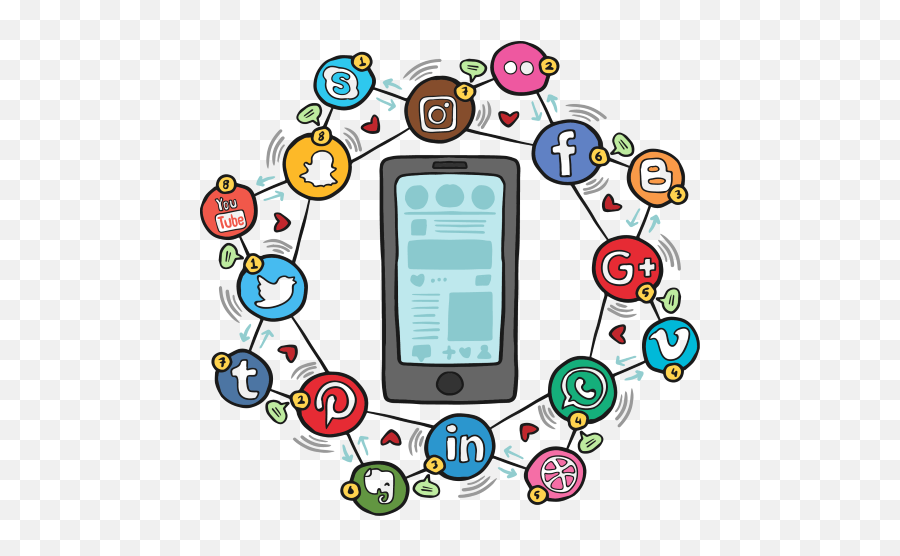 Cómo Hacer Un Plan De Comunicación En Redes Sociales - Icon Social Media Phone Emoji,Redes Sociales Png