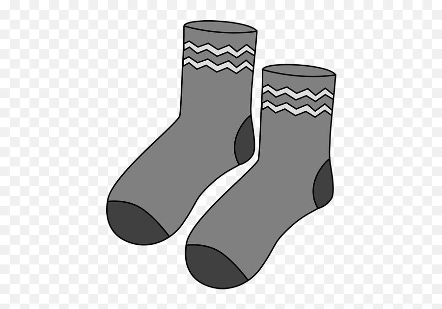 Gray Pair Of Socks Image - Clip Art Pair Of Socks Emoji,Office Clipart