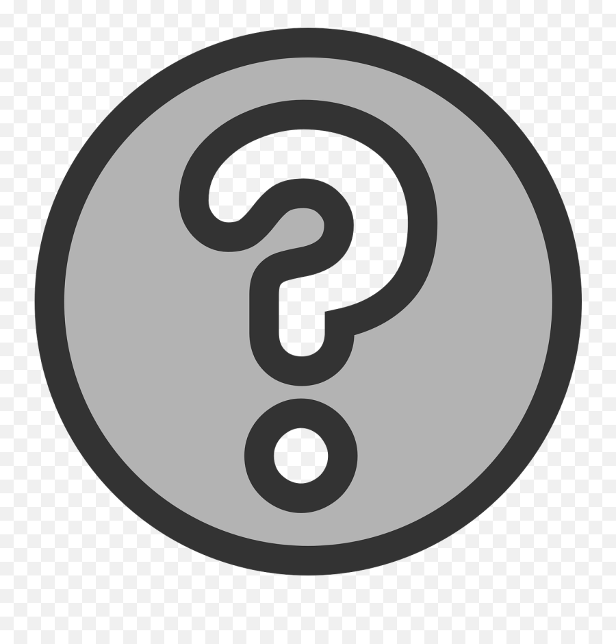 Question Mark Clipart Transparent - Question Mark Emoji,Question Mark Clipart