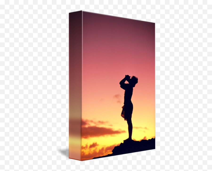 Download Graphic Royalty Free Download Running Silhouette - Red Sky At Morning Emoji,Sunset Png