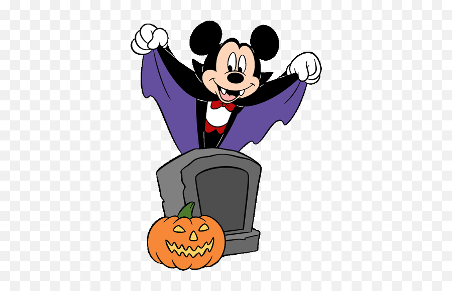 Mickey Mouse Halloween Transparent Png - Disney Halloween Mickey Mouse Emoji,Mickey Mouse Clipart