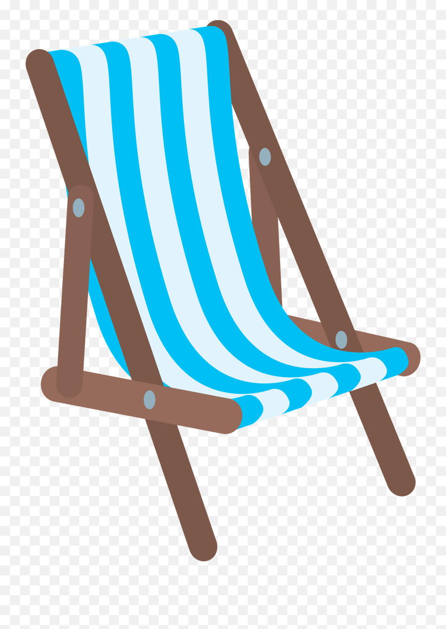 Beach Chair Clipart - Beach Chair Clipart Emoji,Beach Chair Clipart