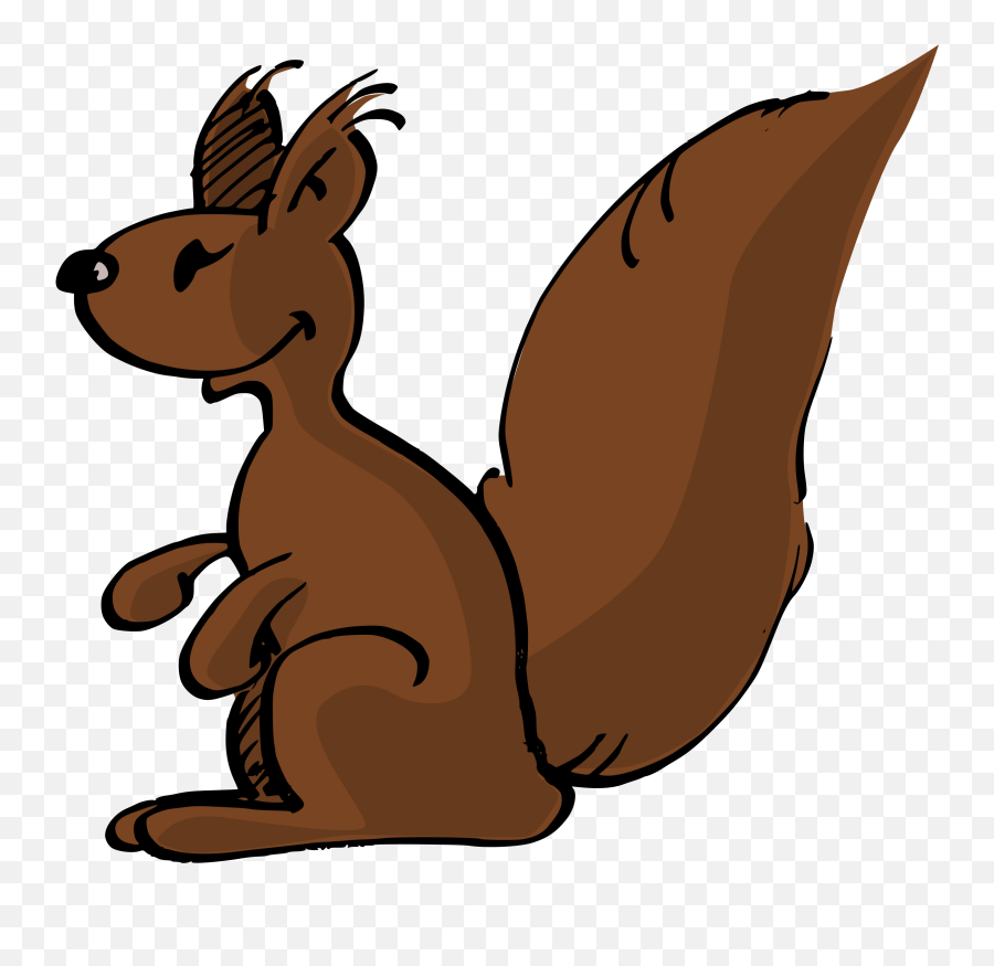 Thanksgiving Squirrel Clipart Png Black And White Clipart Emoji,Squirrel Clipart