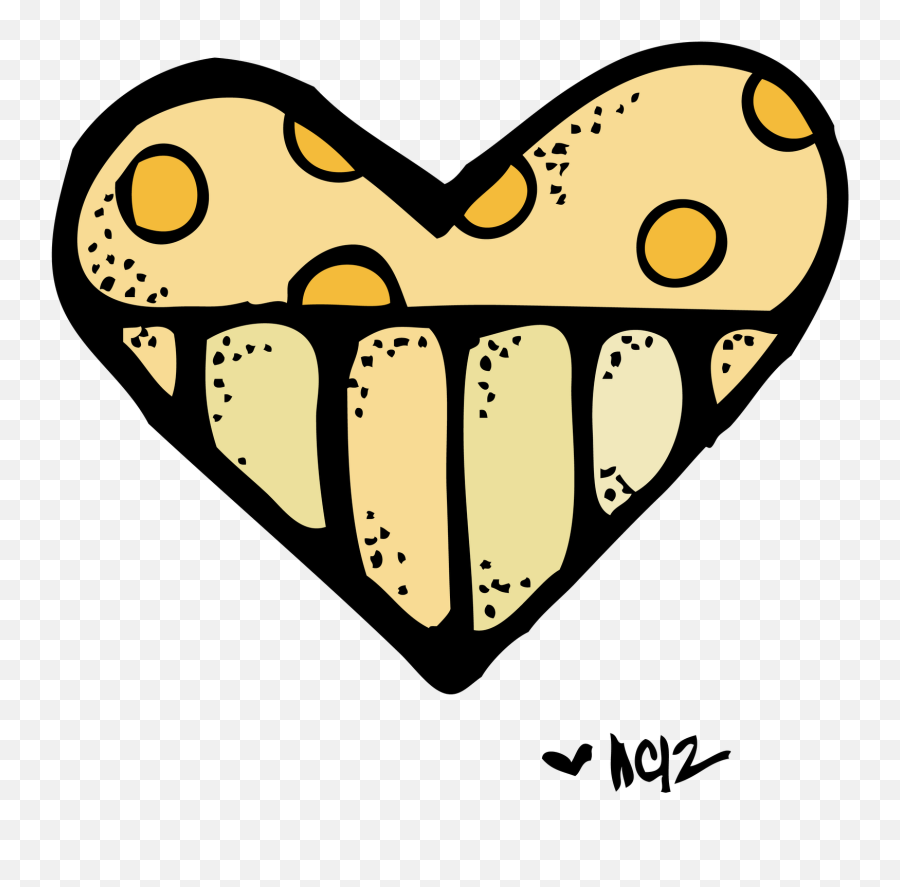 Todays Freebies - Melonheadz Heart Clipart Black And White Melonheadz Heart Clipart Emoji,Heart Clipart Black And White