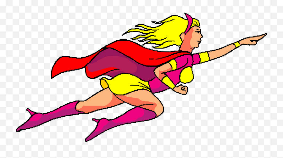 Super Women Clip Art - Clip Art Library Super Woman Flying Clipart Emoji,Wonder Women Clipart