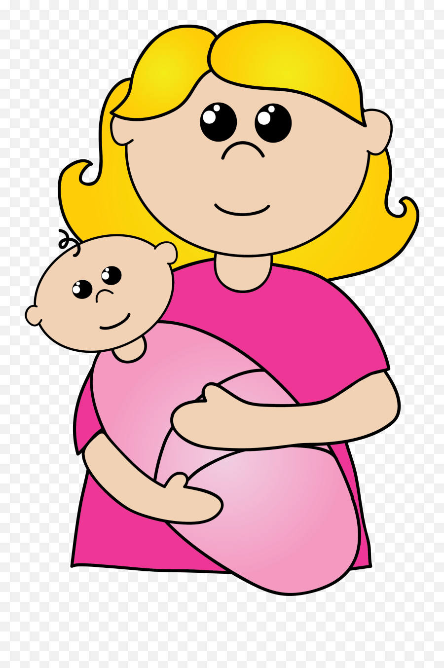 Clipart Of Daughter Mom And Moms - Free Clipart Mom Emoji,Mom Clipart