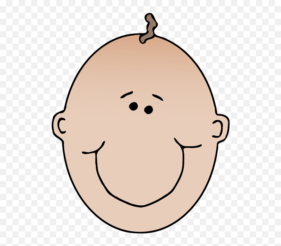 Baby Face Template - Baby Face Clipart Png Emoji,Baby Face Clipart